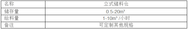 立式储料仓